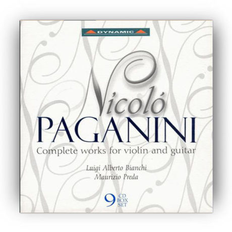 Bianchi & Preda. Nicoló Paganini: Complete Works for Violin & Guitar 9 CD Set