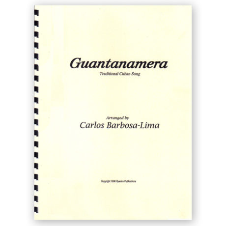 Anonymous. Guantanamera. Arr. Barbosa-Lima