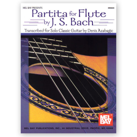 Bach, Johann Sebastian. Flute Partita BWV 1013. Arr. Azabagic