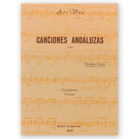 Daza, Nicolás.  Canciones Andaluzas