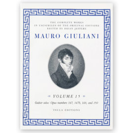 Giuliani, Mauro. The Complete Works Vol. 15. Ed. Jeffery