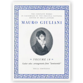 Giuliani, Mauro. The Complete Works Vol. 18. Ed. Jeffery