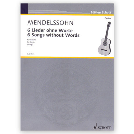 Mendelssohn, Felix. 6 Songs Without Words. Ed. Stingl