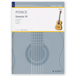 Ponce, Manuel. Sonata III Ed. Segovia.