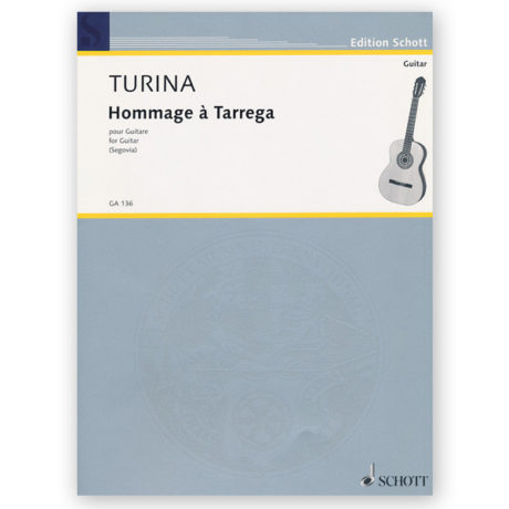 Turina, Joaquín. Hommage à Tárrega. Ed. Segovia