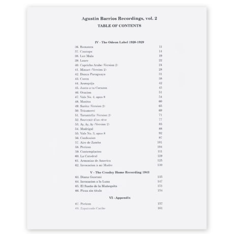 Barrios Mangoré, Agustín. Recordings Transcriptions Vol. 2. Transcribed Erwich - Image 2