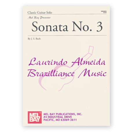 Bach, Johann Sebastian. Sonata No. 3. Transcribed by Almeida
