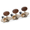 Schaller Grandtune Classic Hauser. Nickel, Snakewood, Black String Roller (Bearing)