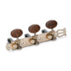 Schaller Grandtune Classic Lyra. Nickel, Snakewood, Black String Roller (Bearing)