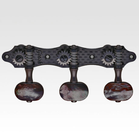 Gotoh KG01-CA X-Cosmo Black Carbon Fiber Classical Guitar Tuners - Image 2