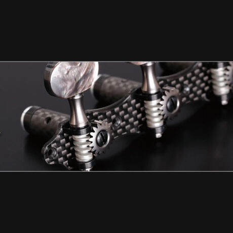 Gotoh KG01-CA X-Cosmo Black Carbon Fiber Classical Guitar Tuners - Image 3