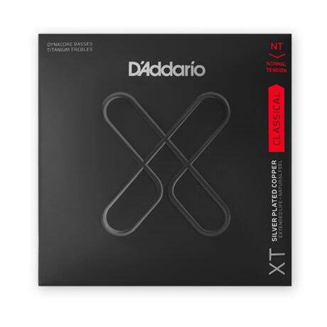 D'Addario XT Coated Dynacore Basses, Titanium Trebles, Normal Tension