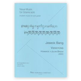 Bang, Jeseok. Variations "Hommage a Julian Bream" (2020)