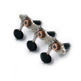 Natural (Solid German Silver & Rose Gold Gears)