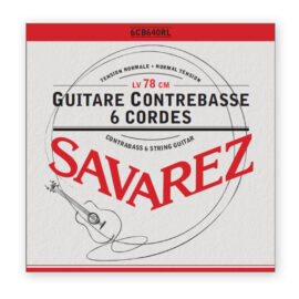 Savarez 6CB640RL Contrabass 6 strings guitar 78cm, Normal Tension Full Set