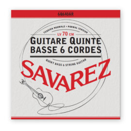 Savarez 6Q640AR Quinte bass 6 strings (Baritone) guitar 70cm, Normal Tension Full Set