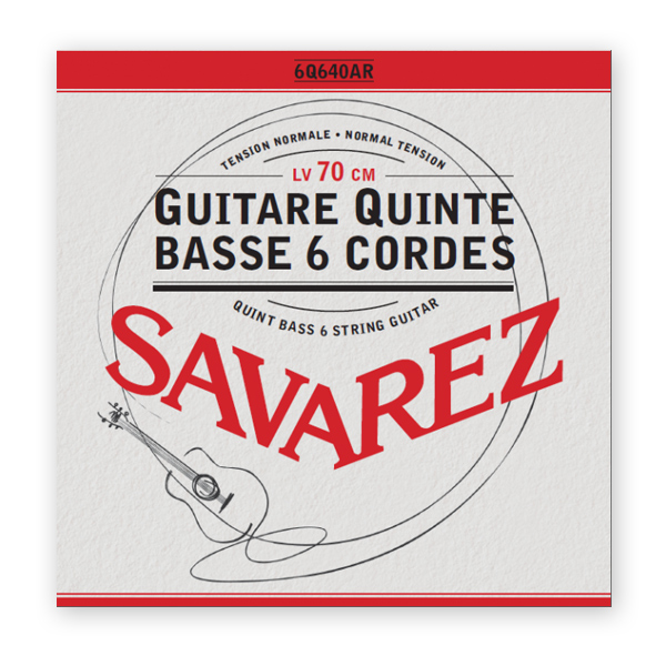 Savarez 6Q640AR Quinte bass 6 strings (Baritone) guitar 70cm, Normal Tension Full Set