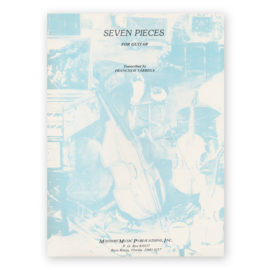 sheetmusic-tarrega-seven-pieces